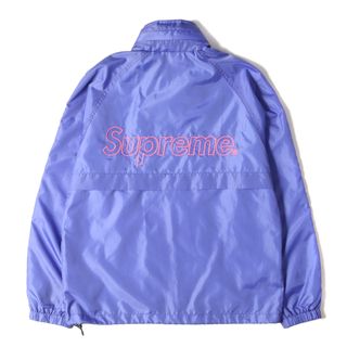 シュプリーム(Supreme)のSupreme シュプリーム ジャケット サイズ:S 15AW ブランドロゴ ウインドブレイカー ウォームアップジャケット Windbreaker Warm Up Jacket パープル アウター ブルゾン 上着【メンズ】【中古】(その他)