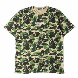 アベイシングエイプ(A BATHING APE)のA BATHING APE ア ベイシング エイプ Tシャツ サイズ:XL ABCカモ 猿迷彩 クルーネック 半袖Tシャツ グリーンカモ トップス カットソー【メンズ】【中古】(Tシャツ/カットソー(半袖/袖なし))