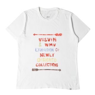 ヴィスヴィム(VISVIM)の美品 visvim ビズビム Tシャツ サイズ:4 ステンシルプリント クルーネック 半袖Tシャツ VNTG STENCIL TEE S/S ホワイト 白 トップス カットソー【メンズ】【中古】(Tシャツ/カットソー(半袖/袖なし))