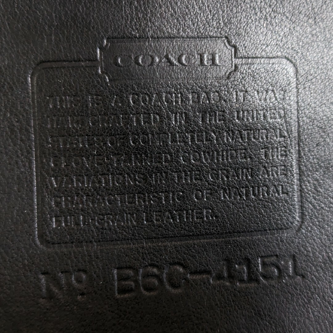 COACH(コーチ)の希少　コーチ　オールドコーチショルダーバッグ　ブラック　バケツ　巾着　4151 レディースのバッグ(ショルダーバッグ)の商品写真