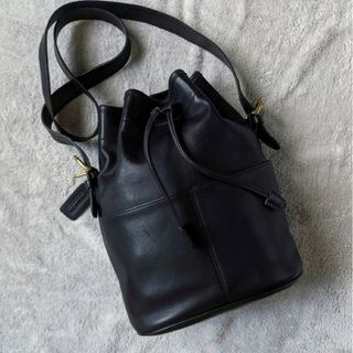 COACH - 希少　コーチ　オールドコーチショルダーバッグ　ブラック　バケツ　巾着　4151