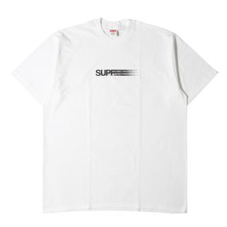 シュプリーム(Supreme)の新品同様 Supreme シュプリーム Tシャツ サイズ:XL 23SS モーションロゴ クルーネック 半袖Tシャツ Motion Logo Tee ホワイト 白 トップス カットソー【メンズ】【中古】(Tシャツ/カットソー(半袖/袖なし))