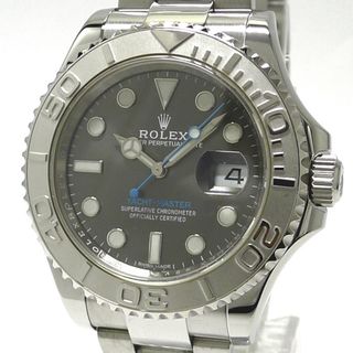 ロレックス(ROLEX)のROLEX ヨットマスター 自動巻き SS グレー文字盤 ランダムシリアル(腕時計(アナログ))