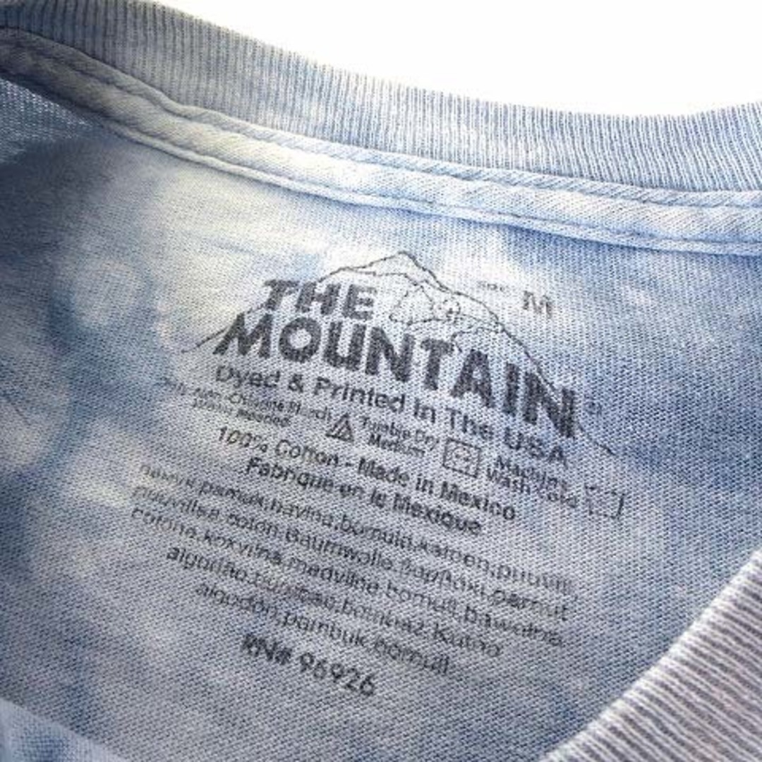 other(アザー)のTHE MOUNTAIN Tシャツ カットソー 半袖 タイダイ M ブルーグレー メンズのトップス(Tシャツ/カットソー(半袖/袖なし))の商品写真