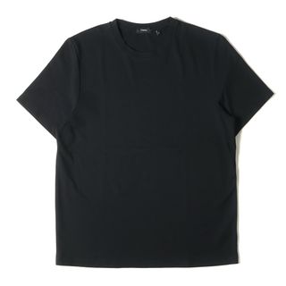 エルメス(Hermes)の新品 HERMES エルメス Tシャツ サイズ:L 21AW ワンポイント ホース レザー ワッペン 刺繍 クルーネック 半袖Tシャツ コットン ライトウェイト ジャージー 裏毛 セージグリーン イタリア製 トップス カットソー【メンズ】(Tシャツ/カットソー(半袖/袖なし))