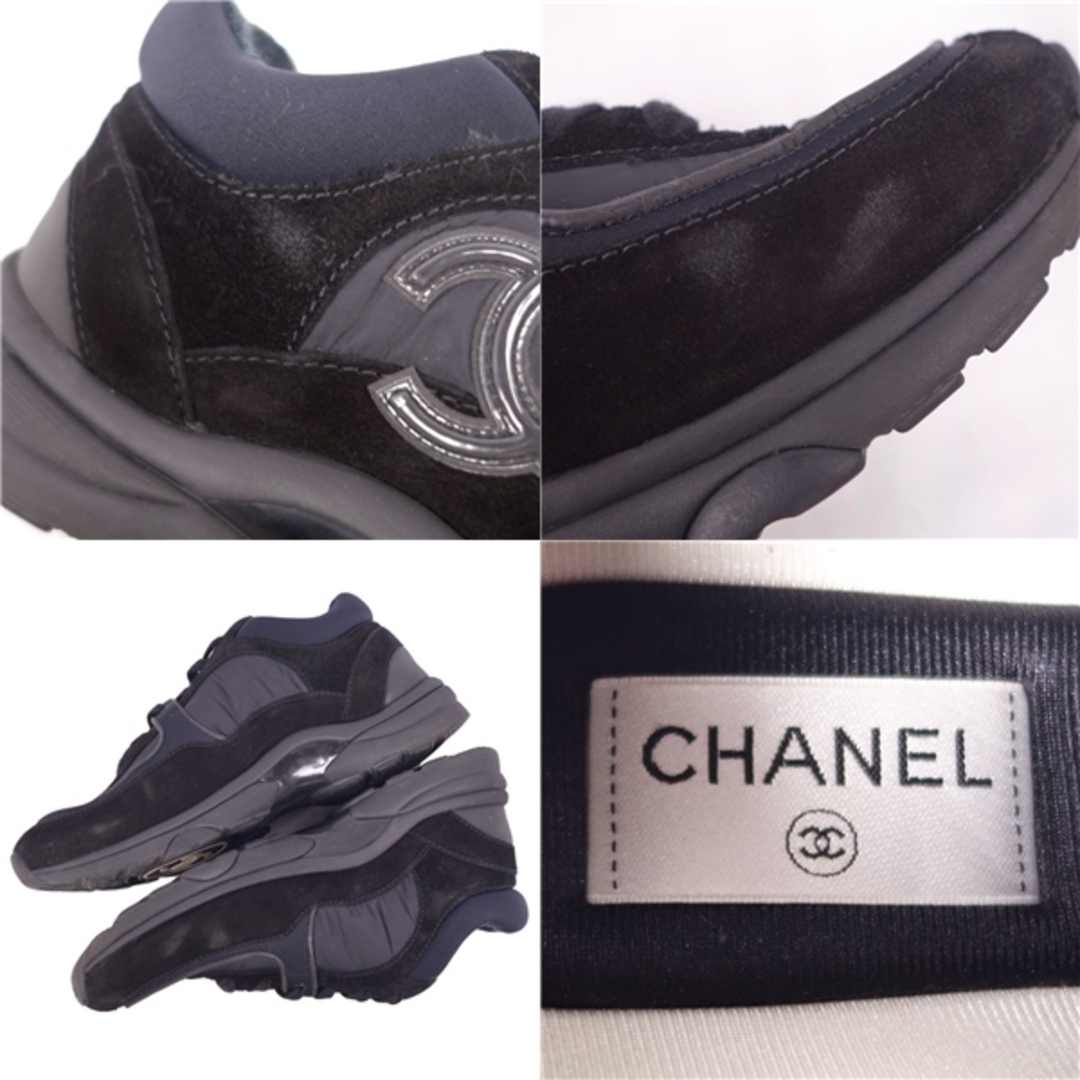 CHANEL - シャネル CHANEL スニーカー G34360 レースアップ ココ CHANEL - シャネル CHANEL スニーカー G34360 レースアップ ココ