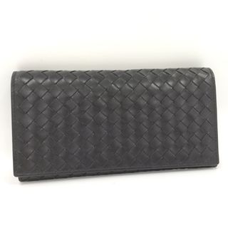 ボッテガヴェネタ(Bottega Veneta)のBOTTEGAVENETA 長財布 レザー ブラック系 156819(コインケース)