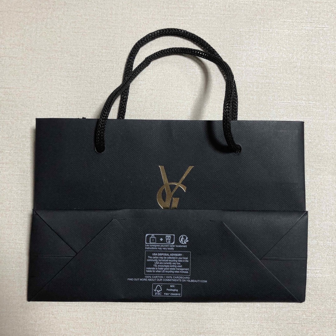 Yves Saint Laurent Beaute(イヴサンローランボーテ)のイヴ・サンローラン(YSL)　ショッパー2枚 レディースのバッグ(ショップ袋)の商品写真