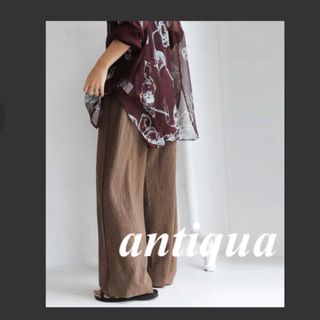 アンティカ(antiqua)のantiqua＊イージーパンツ(カジュアルパンツ)