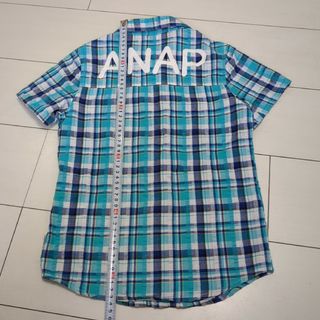 ANAP Kids - アナップキッズ　半袖　チェックシャツ