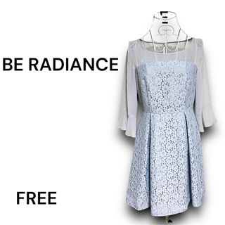 BE RADIANCE - 【新品】ビーラディエンス シースルー 花柄 ドレス ワンピース タグ付き フリー