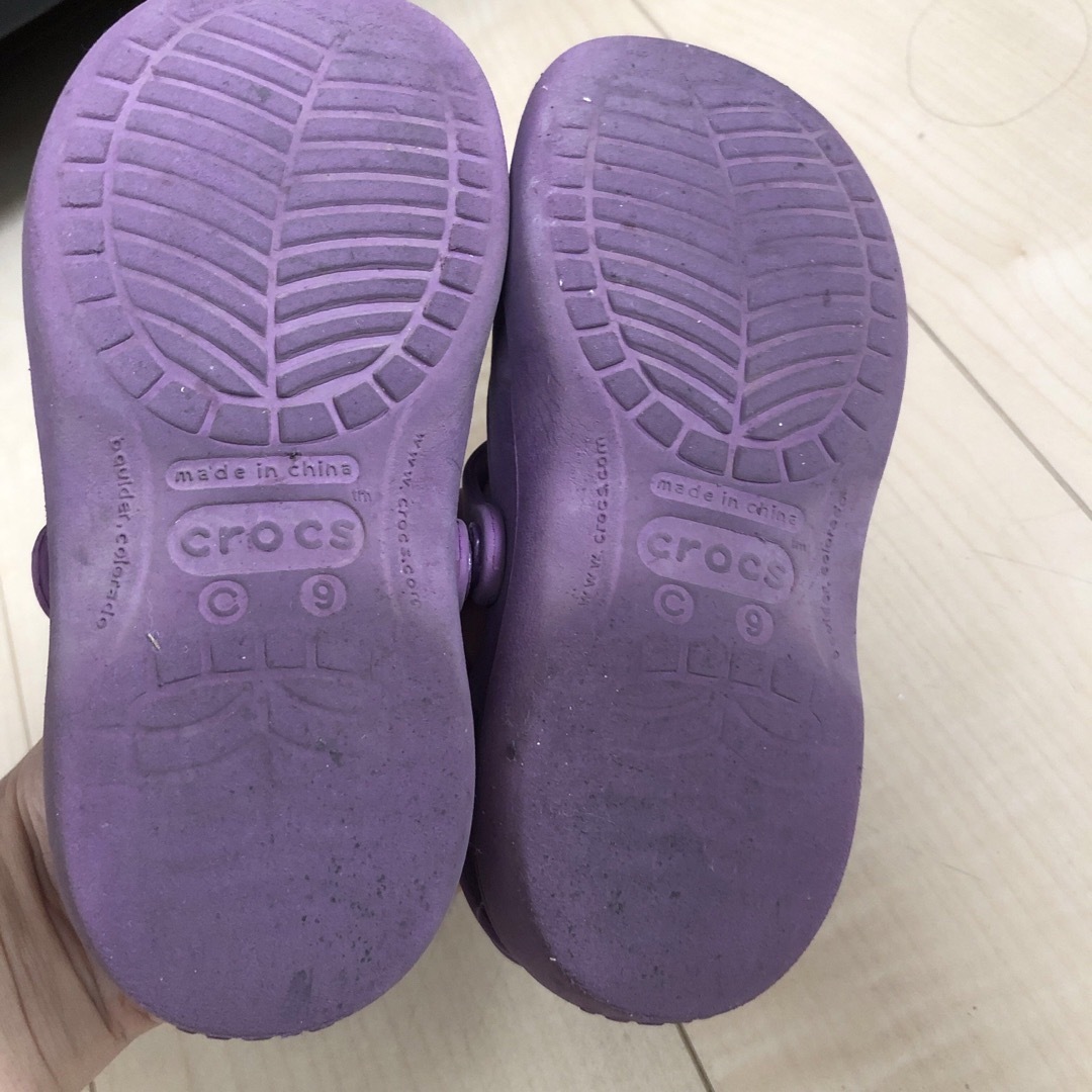 crocs(クロックス)のクロックス　CROCS ストラップ　サンダル　キッズ　16センチ キッズ/ベビー/マタニティのキッズ靴/シューズ(15cm~)(サンダル)の商品写真