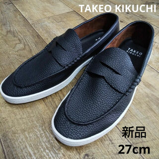 TAKEO KIKUCHI - 新品〈70 27cm〉シュリンクPVC ローファー