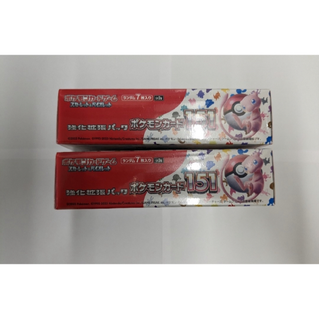 ポケモンカード151 新品未開封シュリンク付き2BOX ポケモンカード151 新品未開封シュリンク付き2BOX
