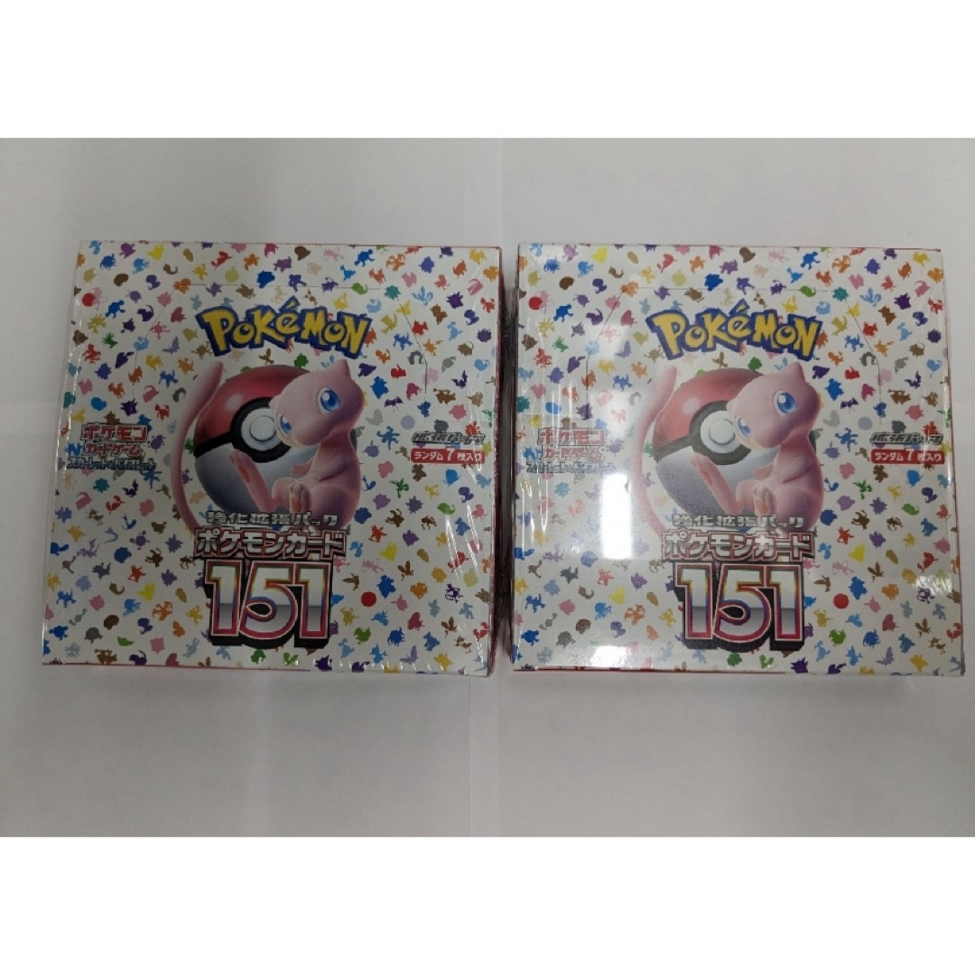 ポケモンカード151 新品未開封シュリンク付き2BOX ポケモンカード151 新品未開封シュリンク付き2BOX