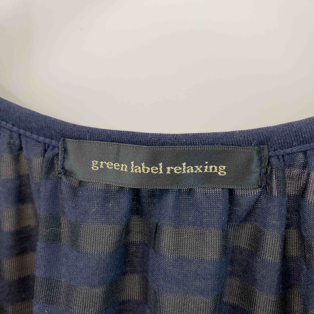 UNITED ARROWS green label relaxing(ユナイテッドアローズグリーンレーベルリラクシング)のUNITED ARROWS green label relaxing ユナイテッドアローズグリーンレーベルリラクシング レディース ボーダー 半袖シャツ/ブラウス レディースのトップス(Tシャツ(半袖/袖なし))の商品写真