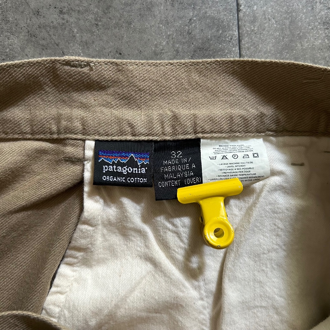 Patagonia ショートパンツ 32 ハーフパンツ　パタゴニア　ベージュ 00s patagoniaパタゴニア オーガニックコットン スタンドアップ