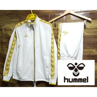 hummel - ヒュンメル　セットアップ　スリーブロゴ　サイドロゴ　Lサイズ