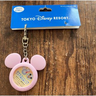 ディズニー(Disney)のカンバッジホルダー　ディズニー　ピンク(キャラクターグッズ)