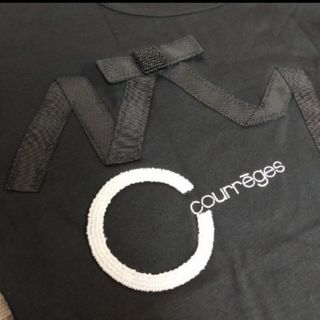 Courreges - 新品 🎀Courreges🎀 ビーズ リボン 刺繍 トップス《ヴィンテージ》