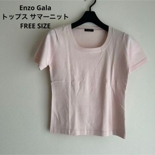 Enzo Gala トップス サマーニット FREE SIZE(ニット/セーター)