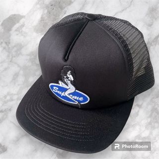 シュプリーム(Supreme)のSUPREME PIN-UP TRUCKER HAT メッシュキャップ　ブラック(キャップ)