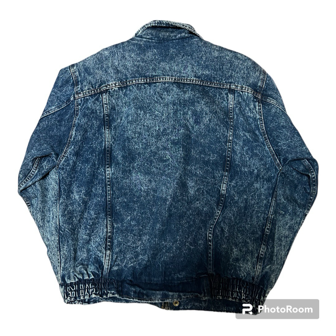 Levi's(リーバイス)の激レア 80s USA製 Levi's 2nd型 ケミカル Gジャン zip L メンズのジャケット/アウター(Gジャン/デニムジャケット)の商品写真