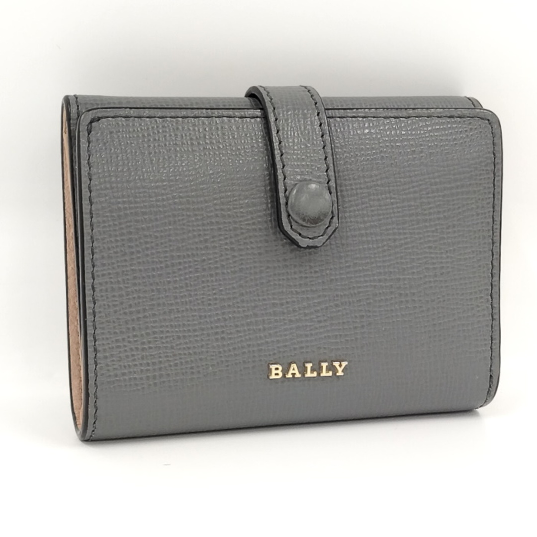 Bally(バリー)のBALLY 三つ折り財布 レザー グレー レディースのファッション小物(財布)の商品写真