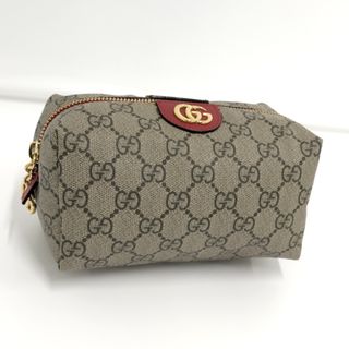 グッチ(Gucci)のGUCCI コスメポーチ GGスプリーム ベージュ 548393(ポーチ)