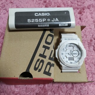 カシオ(CASIO)のG-SHOCK　5255P　ホワイト　動作未確認品(腕時計)