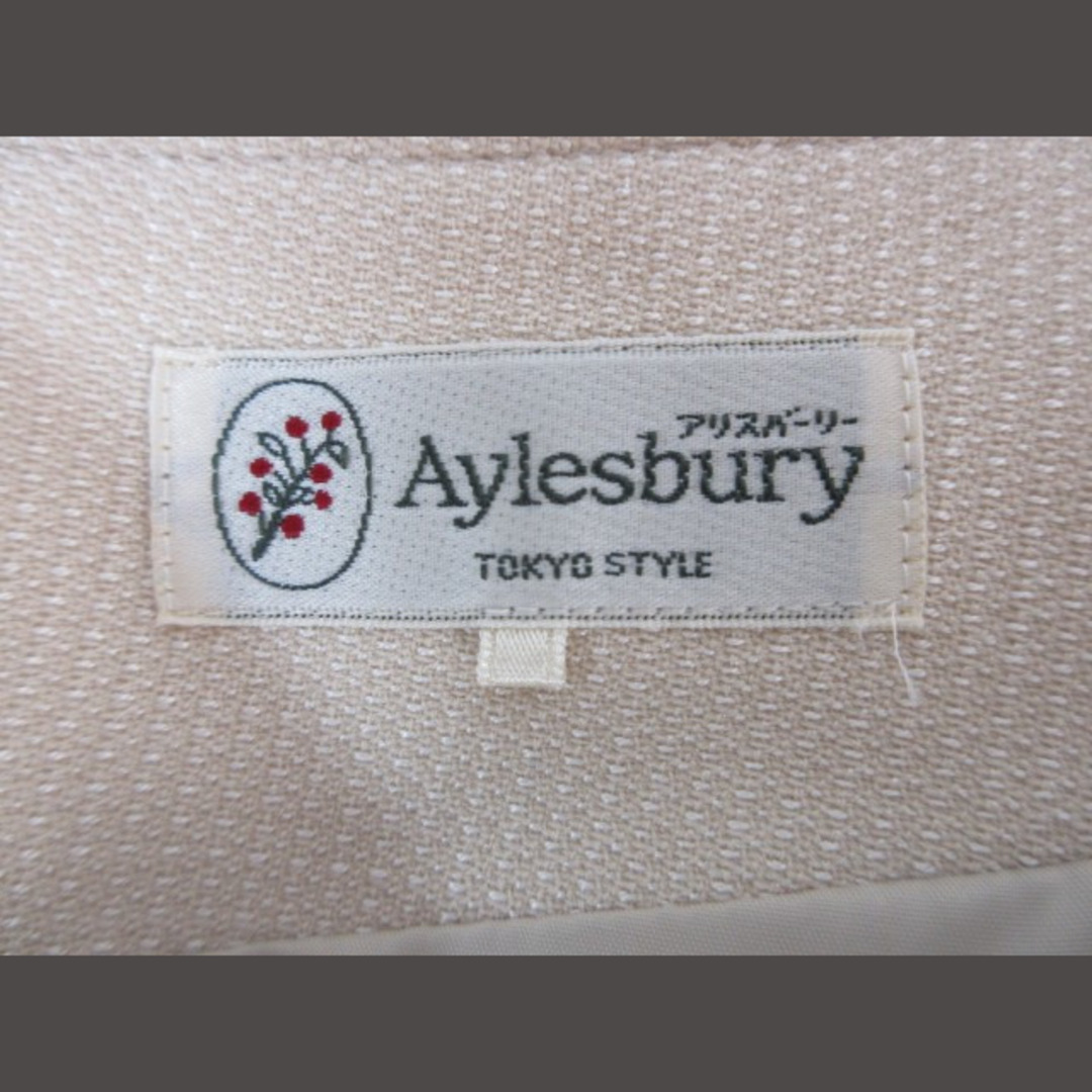 Aylesbury(アリスバーリー)のAylesbury スカート ひざ丈 無地 シンプル ベージュ 7  レディースのスカート(ひざ丈スカート)の商品写真