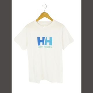 ヘリーハンセン(HELLY HANSEN)のHELLY HANSEN Tシャツ 丸首 半袖 文字 ロゴ 白ブルー グリーン (Tシャツ/カットソー(半袖/袖なし))