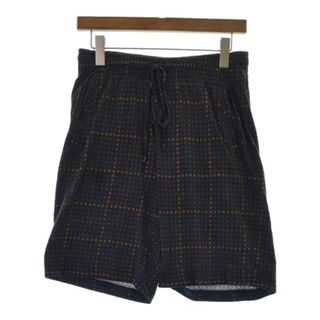 ドリスヴァンノッテン(DRIES VAN NOTEN)のDRIES VAN NOTEN ショートパンツ S 紺xオレンジ等(総柄) 【古着】【中古】(ショートパンツ)