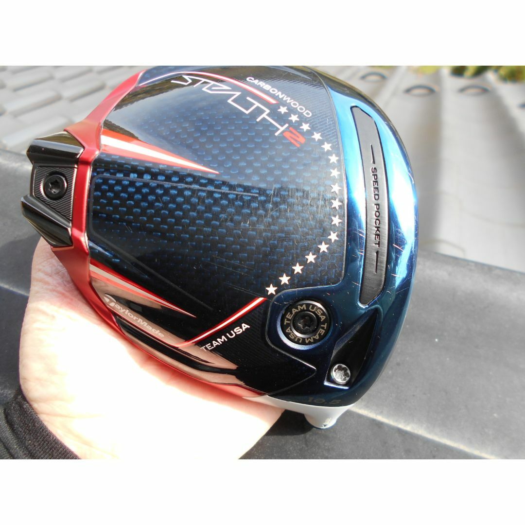 TaylorMade(テーラーメイド)の限定ライダーカップモデル　ステルス２  ＵＳＡ ドライバー　１０．５　ヘッドのみ スポーツ/アウトドアのゴルフ(クラブ)の商品写真