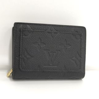 ルイヴィトン(LOUIS VUITTON)のLOUIS VUITTON ポルトフォイユクレア アンプラント ノワール(財布)