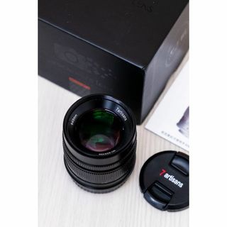 美品 七工匠 7Artisans 55mm F1.4 富士 Xマウント防湿庫保管(レンズ(単焦点))