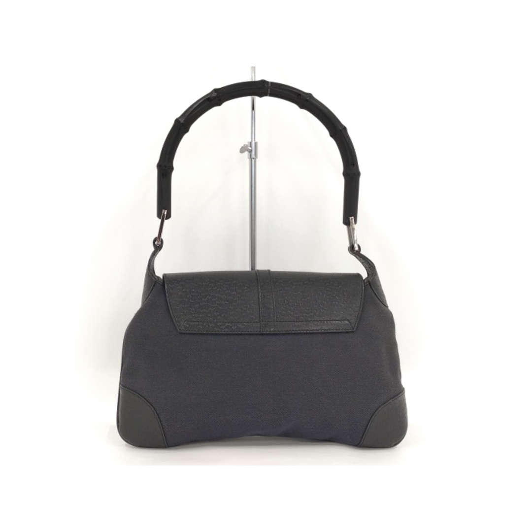 Gucci(グッチ)のGUCCI バンブー カンデンスキー ショルダーバッグ キャンバス ブラック レディースのバッグ(ハンドバッグ)の商品写真