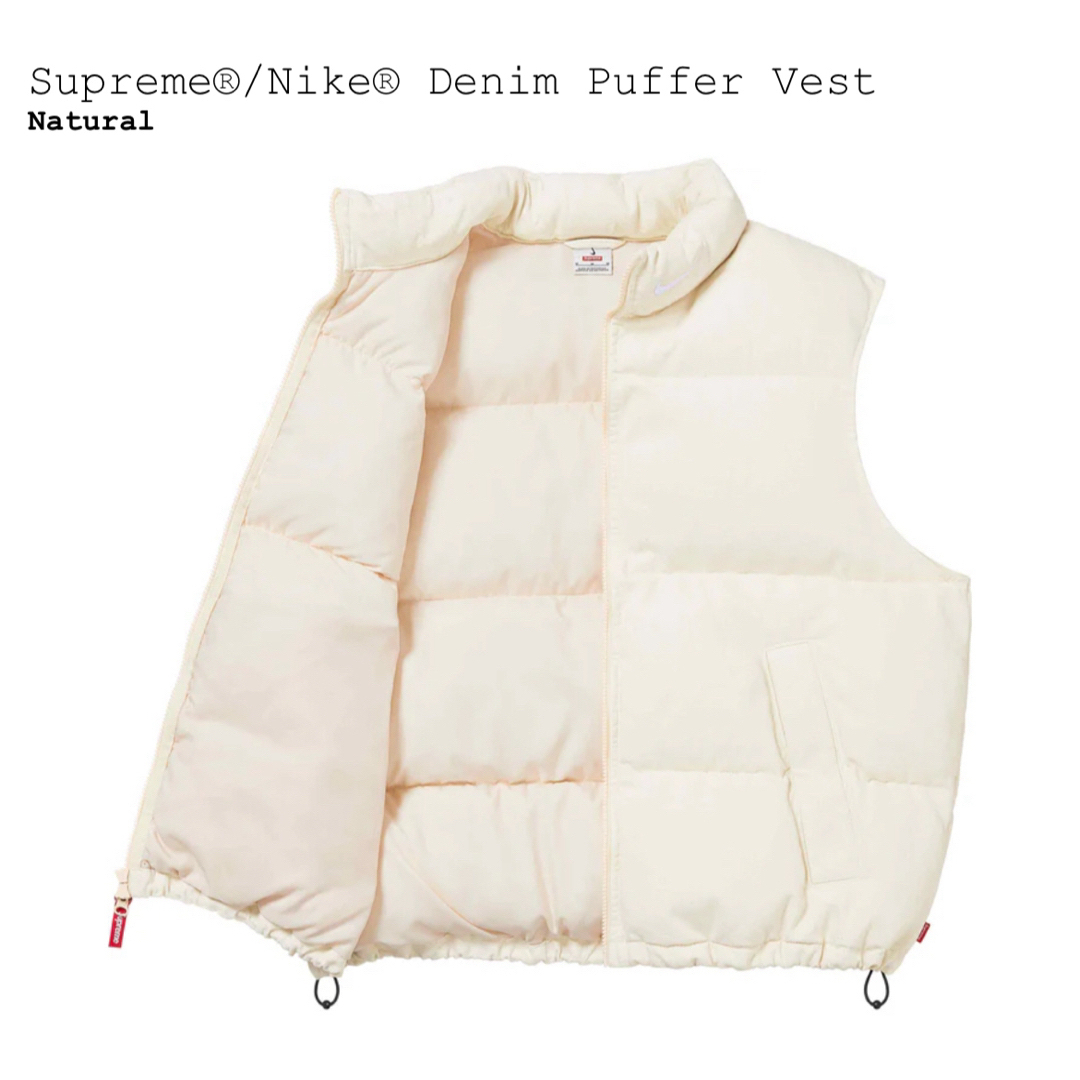 Supreme(シュプリーム)のSupreme®/Nike® Denim Puffer Vest メンズのジャケット/アウター(ダウンベスト)の商品写真