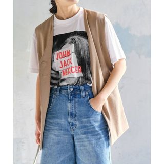 スピックアンドスパン(Spick & Span)の【J.J.Mercer / ジェイジェイマーサー】T-SH　新品ホワイトA(Tシャツ(半袖/袖なし))