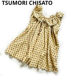 ツモリチサト(TSUMORI CHISATO)の【TSUMORICHISATOツモリチサト】ブラウス　チュニック　ドット　S〜L(シャツ/ブラウス(半袖/袖なし))