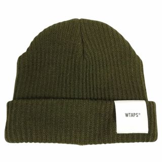 ダブルタップス(W)taps)のWTAPS ダブルタップス 23AW 232MADT-HT01 BEANIE ニットキャップ オリーブ 正規品 / B5190(ニット帽/ビーニー)