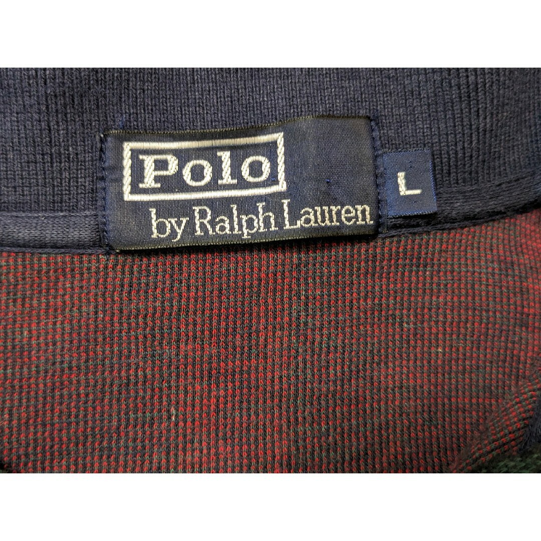 POLO RALPH LAUREN(ポロラルフローレン)の90s ポロラルフローレン 刺繍 トレーナー Lサイズ メンズのトップス(スウェット)の商品写真