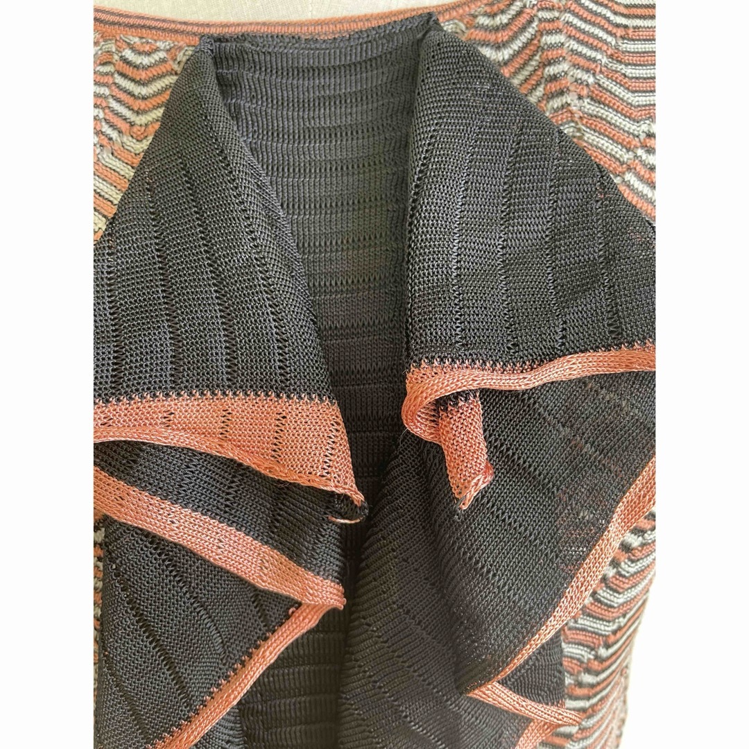 MISSONI(ミッソーニ)のMISSONI ミッソーニ ☆ 新品未使用品 ニット ウール混 半袖 ラウンド レディースのトップス(ニット/セーター)の商品写真