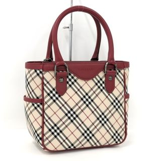 バーバリー(BURBERRY)のBURBERRY ハンドバッグ PVC レザー ノバチェック マルチカラー(トートバッグ)