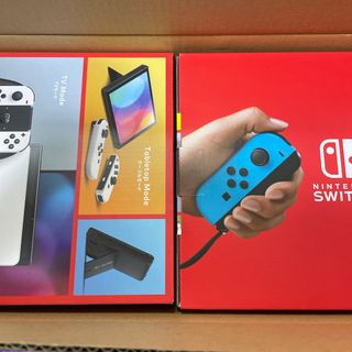 ニンテンドウ(任天堂)のSwitch 本体　2台セット　新品未開封(家庭用ゲーム機本体)