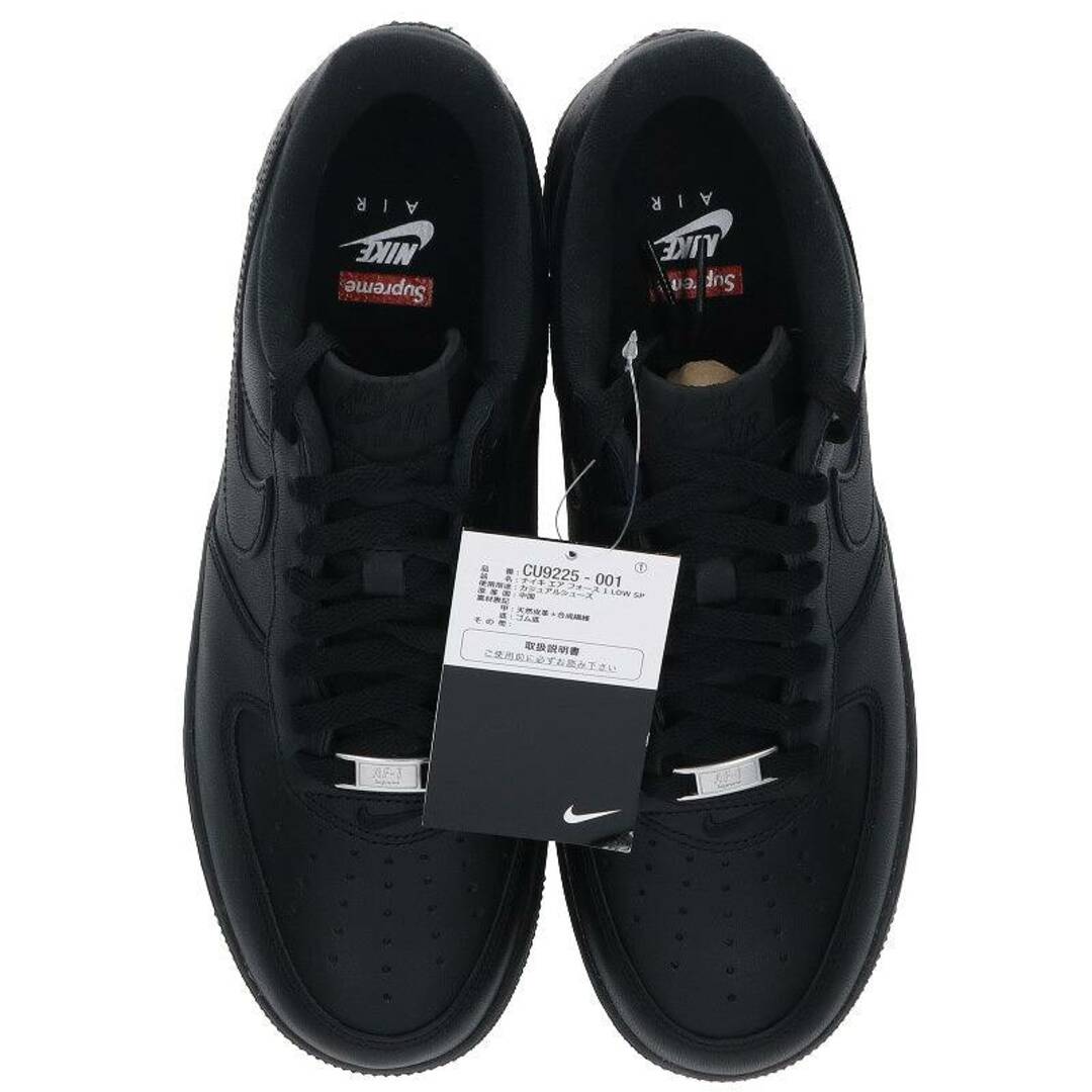 NIKE(ナイキ)のナイキ ×シュプリーム SUPREME  AIR FORCE 1 LOW CU9225-001 エアフォース1スニーカー メンズ 27cm メンズの靴/シューズ(スニーカー)の商品写真