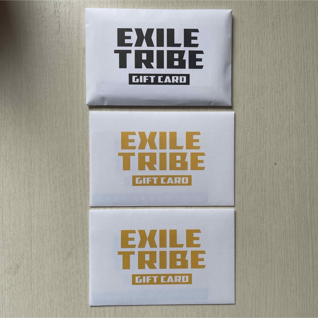 EXILE TRIBE ギフトカード エンタメ/ホビーのタレントグッズ(ミュージシャン)の商品写真