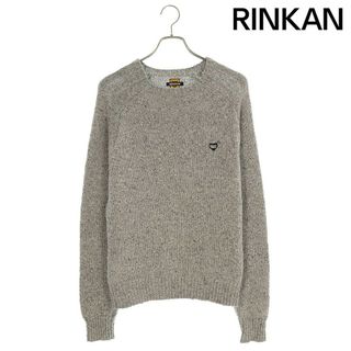 ヒューマンメイド(HUMAN MADE)のヒューマンメイド  24SS  PROTOTYPE Knit Sweater HM-1663 プロトタイプハートロゴニット メンズ M(ニット/セーター)