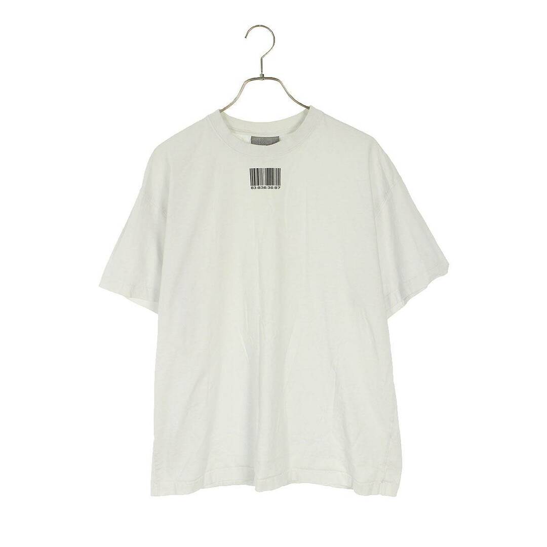 VETEMENTS(ヴェトモン)のヴェトモン  VTMNTS VL12TR460W バーコードプリントTシャツ メンズ L メンズのトップス(Tシャツ/カットソー(半袖/袖なし))の商品写真