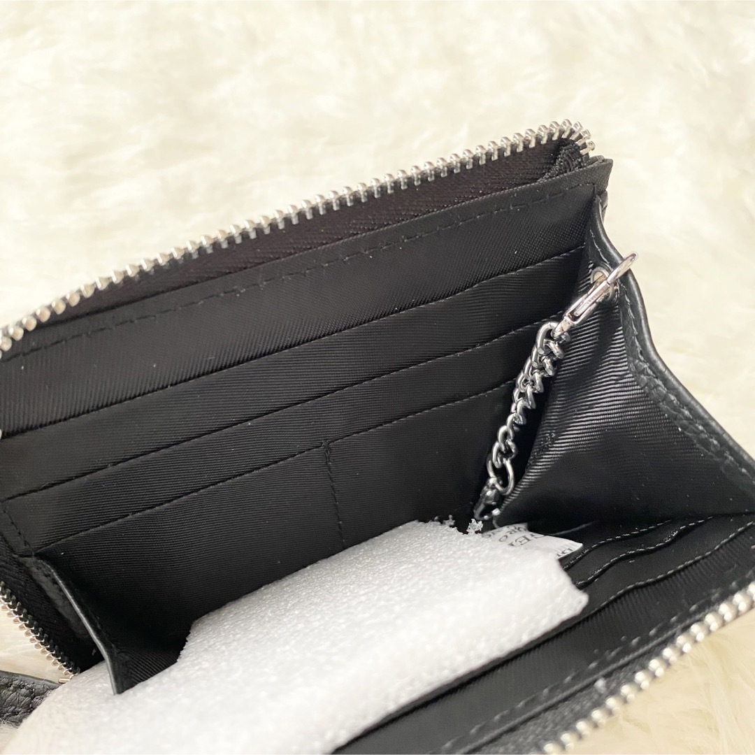 【新品】CUFAM 財布 コインケース  カードケース 本革 レザー ブラック メンズのファッション小物(コインケース/小銭入れ)の商品写真